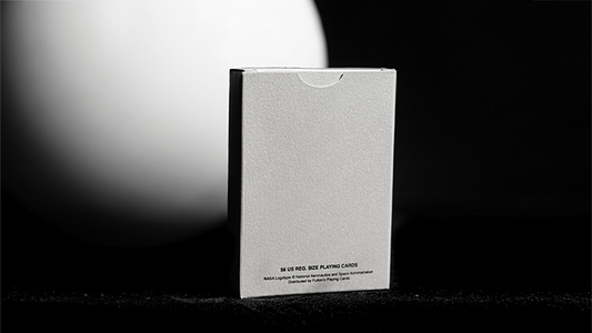 Silver Foil NASA Worm Playing Cards alternate view - Wizard Magic Shop