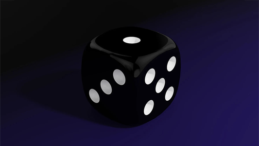 Magnetic Die (Black) by Iarvel Magic - Wizard Magic Shop