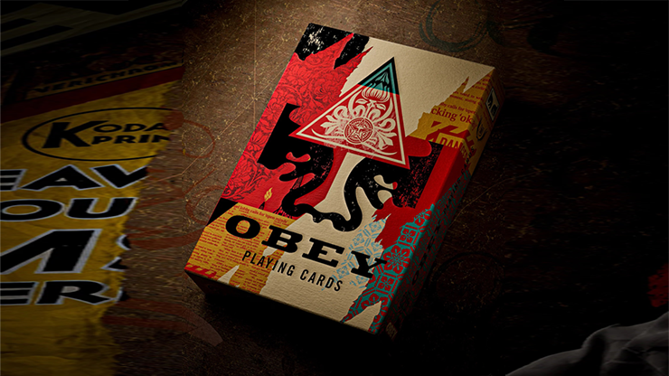 Obey Collage Edition Playing Cards by theory11