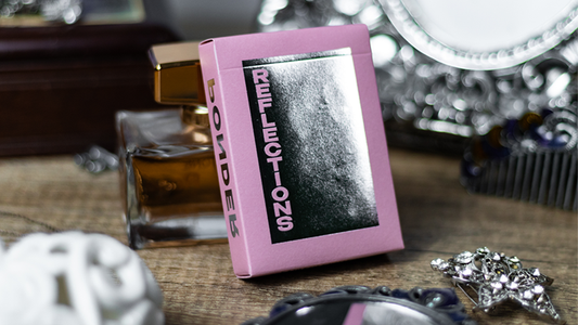 Reflections Ponder (Pink) Playing Cards by Emily Sleights - Wizard Magic Shop