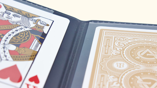 Card Holder Deluxe (2 transparent pockets + 1 hidden pocket) alternate view - Wizard Magic Shop