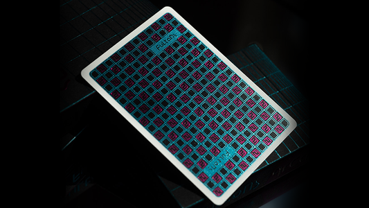FULTONS Arcade TRON Edition Pink and Blue Foil Playing Cards alternate view - Wizard Magic Shop
