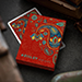 Plastic Paisley Poker Red Playing Cards by Dutch Card House Company alternate view - Wizard Magic Shop