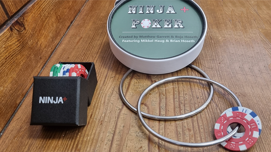 Ninja + Poker Created by Matthew Garrett & Boje Hoseth alternate view - Wizard Magic Shop