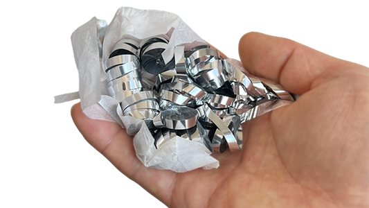 Kabuki Streamer Silver (Small, Pack of 2) Metallic by JL Magic - Wizard Magic Shop