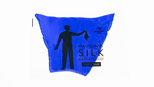PRO SILK DIAMOND CUT BLUE 24" by Murphy's Magic - Wizard Magic Shop