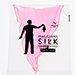 PRO SILK DIAMOND CUT PINK 12" by Murphy's Magic alternate view - Wizard Magic Shop