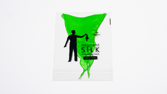PRO SILK DIAMOND CUT GREEN 12" by Murphy's Magic - Wizard Magic Shop