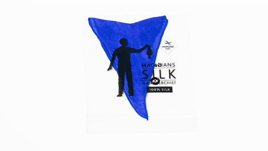PRO SILK DIAMOND CUT BLUE 12" by Murphy's Magic - Wizard Magic Shop