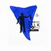 PRO SILK DIAMOND CUT BLUE 6" by Murphy's Magic alternate view - Wizard Magic Shop