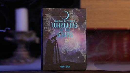 Warriors of the Stars: Zodiac Playing Cards (Night Blue) by Blue Moon Co. - Wizard Magic Shop