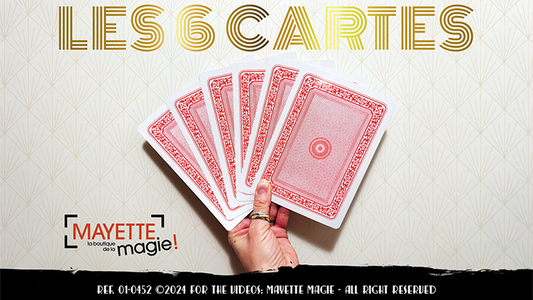 The 6 Cards by Mayette Magie Moderne - Wizard Magic Shop