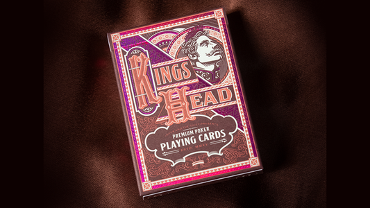 Kings Head (Purple and Rose) Playing Cards by Joker and the Thief - Wizard Magic Shop