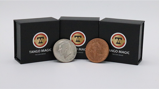 Super Scotch and Soda (US Half Dollar and English Penny) by Tango Magic - Wizard Magic Shop