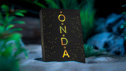 ONDA V2 (Black and Gold) by Jocu Playing Cards - Wizard Magic Shop