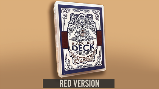 Black Hole Deck by WZ & N2G Magic (Red) - Wizard Magic Shop