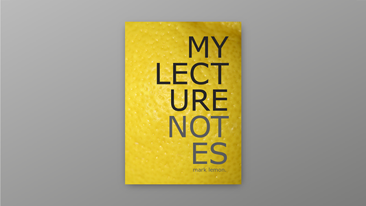 Yellow Lecture Notes by Mark Lemon - Wizard Magic Shop