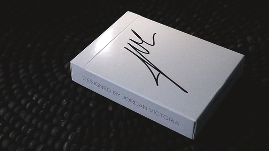 Signature Playing Cards- Third Edition (White) by Jordan Victoria - Wizard Magic Shop
