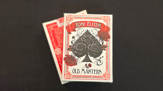 Rose Elites - Old Masters (Red) Marked Deck Playing Cards - Wizard Magic Shop