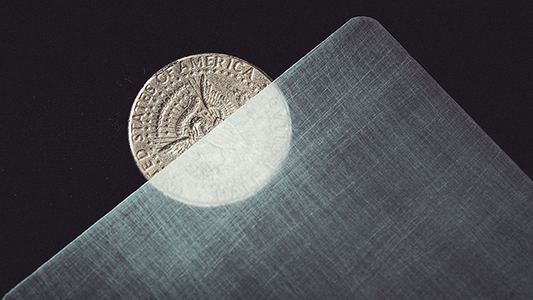 Transparent Matrix (Half Dollar) 2024 by Richard Mo alternate view - Wizard Magic Shop