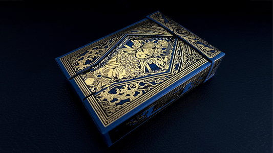 Asura Deluxe Blue Playing Cards - Wizard Magic Shop