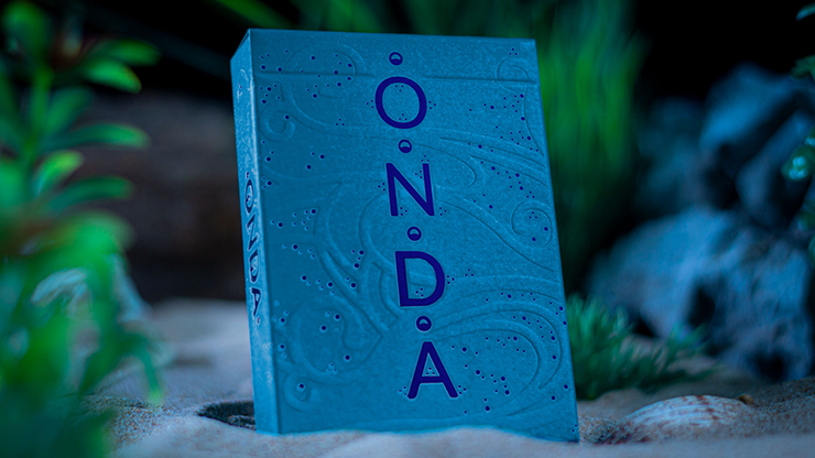 ONDA (Blue) Playing Cards by JOCU