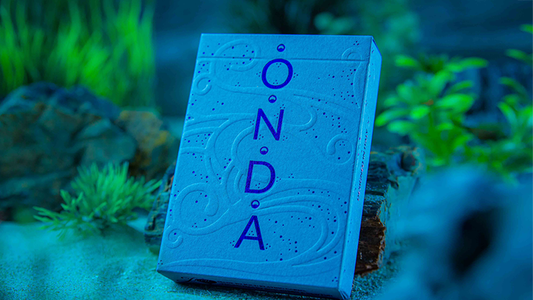 ONDA (Blue) Playing Cards by JOCU - Wizard Magic Shop