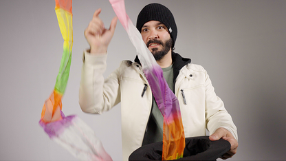 PRO SILK COLOSSAL RAINBOW STREAMER 33 foot X 18 inch by Murphy's Magic