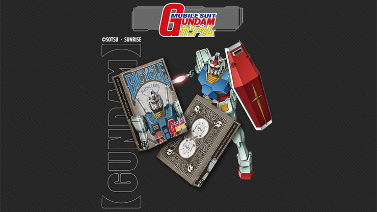 Bicycle Gundam rx78 Playing Cards