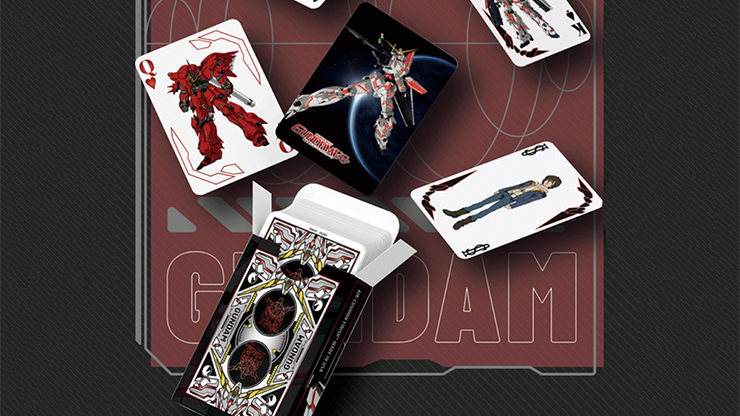 Bicycle Gundam Unicorn Playing Cards