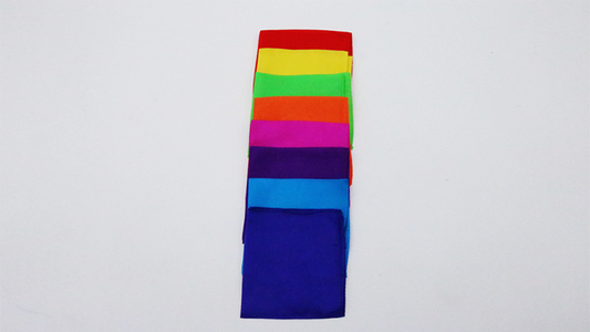 Silks 9 inch high-quality 12-Pack (Assorted) by Magic by Gosh - Wizard Magic Shop