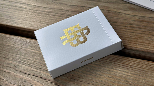 Gold Foil Monogram Playing Cards - Wizard Magic Shop