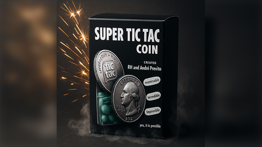 Super Tic Tac Coin by André Previato and RH - Wizard Magic Shop