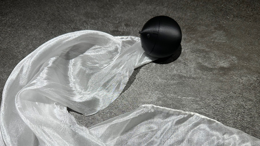 Hyper Silk Ball by Peng Min & Storm Creative (Black) - Wizard Magic Shop