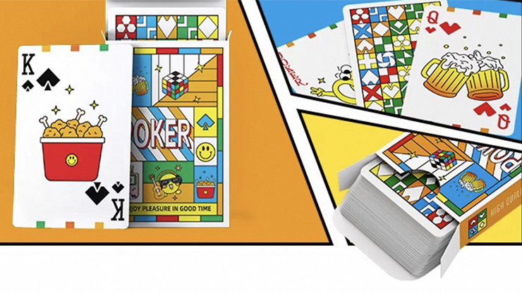 Enjoy Pleasure in Good Times Playing Cards