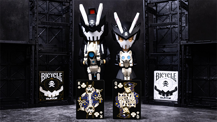 Bicycle Quiccs Ghost White Playing Cards