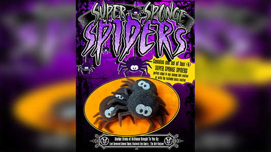 Super Sponge Spiders Sponge Ball Set - Wizard Magic Shop