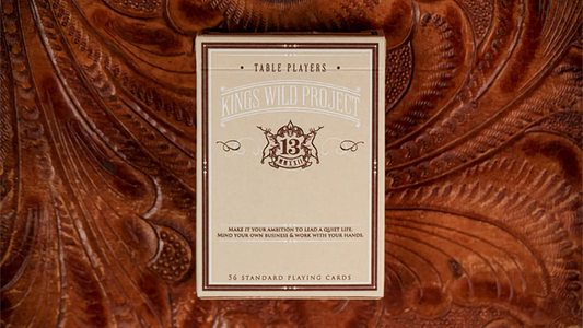 Limited No.13 Table Players Vol.13 Playing Cards by Kings Wild Project - Wizard Magic Shop