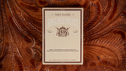 Limited No.13 Table Players Vol.13 Playing Cards by Kings Wild Project