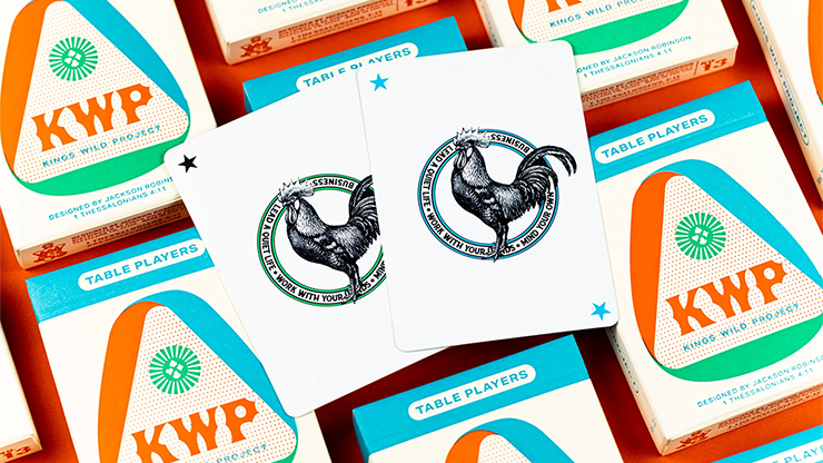 Limited No.13 Table Players Vol.22 Playing Cards by Kings Wild Project