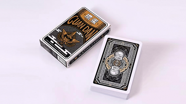 GUAN DAM -Warriors of the Three Kingdoms (Black) Playing Cards by YOKAGAME