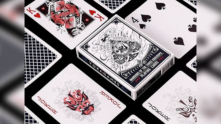Warriors Of Three Kingdoms (Blue) Playing Cards by YOKAGAME