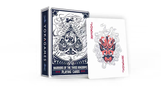 Warriors Of Three Kingdoms (Blue) Playing Cards by YOKAGAME - Wizard Magic Shop