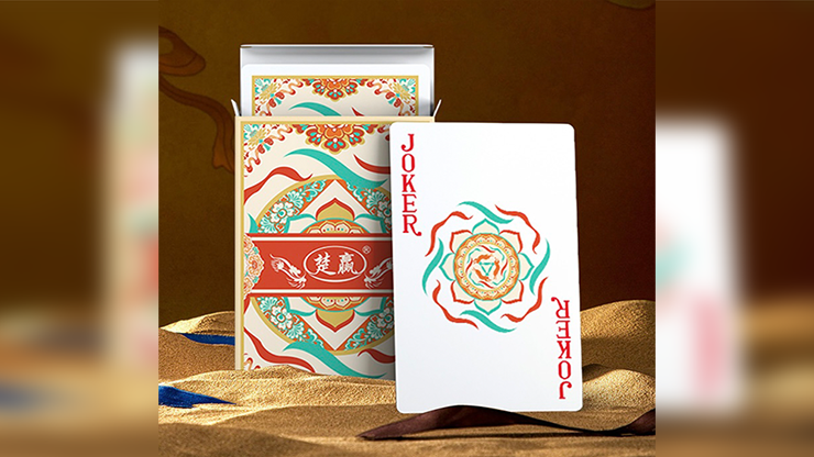 Three Rabbits with Ears Playing Cards