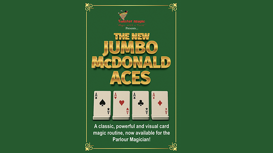 Jumbo McDonald Aces by Twister Magic (Blue) - Wizard Magic Shop