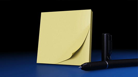 The Iarvel Magic Post-It Pad (Yellow) by Iarvel Magic - Wizard Magic Shop