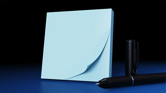 The Iarvel Magic Post-It Pad (Blue) by Iarvel Magic - Wizard Magic Shop