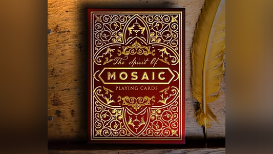 The Spirit of The Mosaic (Red) Playing Cards - Wizard Magic Shop