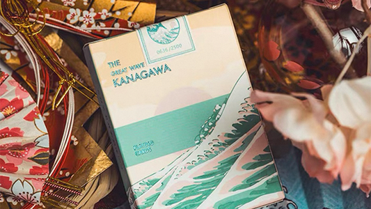 The Great Wave off Kanagawa V3 (Fresh Spring / Peppermint Green) Playing Cards - Wizard Magic Shop