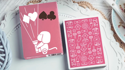 Diary of Kitten and Puppy - Puppy Pink Edition Playing Cards